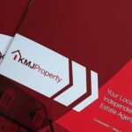 A red and white brochure design